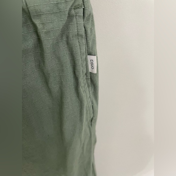 Onia All Terrain Ripstop Cotton Joggers in Sea Moss Green Men’s Small Pants. 2 - Picture 7 of 13